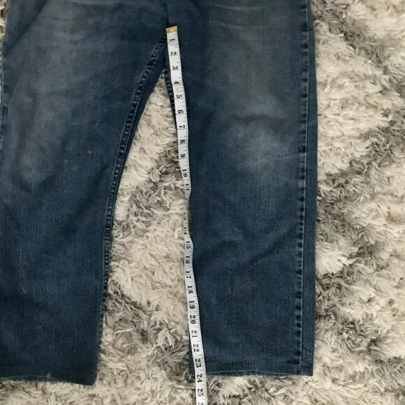 Wrangler Denim Jeans pants 34 X 30 paint stains Bootcut - Picture 4 of 7